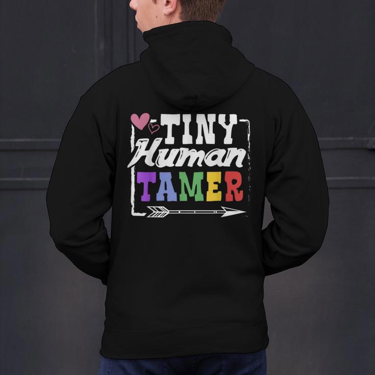 4 Teachers Or Parents Tiny Human Tamer Tee T-Shirt Men's Hoodie Back Print, gift for family, gift for coworker 4 Teachers Or Parents Tiny Human Tamer Tee T-Shirt Men's Hoodie Back Print, gift for family, gift for coworker