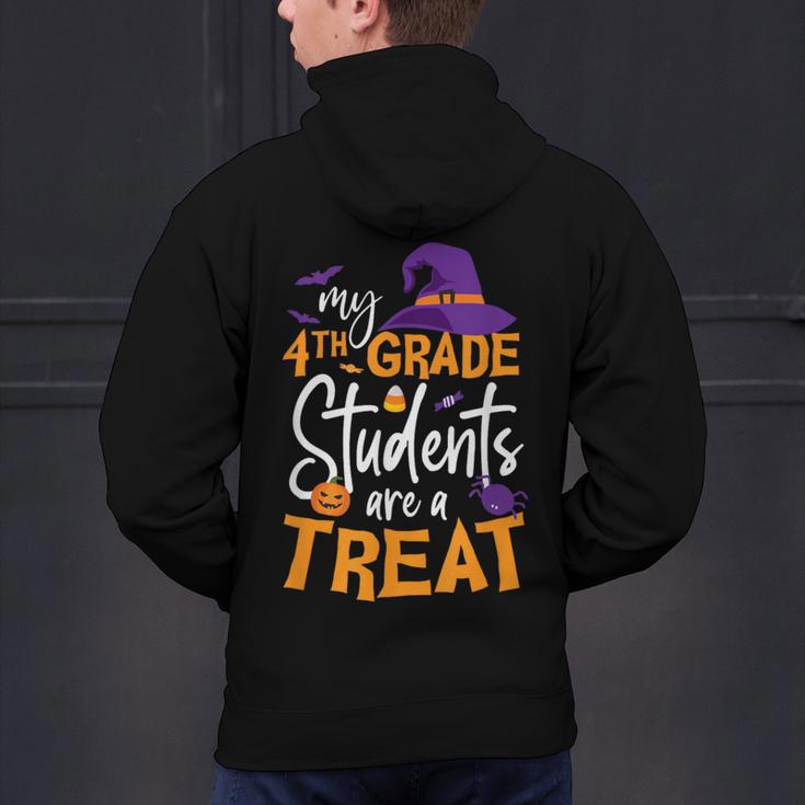 My 4th Grade Students Are a Treat Teacher Halloween Witch For Men Women Kids Men's Hoodie Back Print, 4th Grade Teacher Hoodies, gift for family, gift for coworker My 4th Grade Students Are a Treat Teacher Halloween Witch For Men Women Kids Men's Hoodie Back Print, 4th Grade Teacher Hoodies, gift for family, gift for coworker