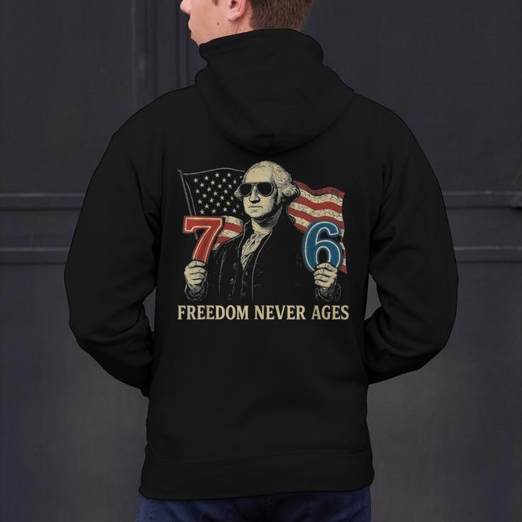 6-7 7-6 George Washington Freedom For Teachers Men's Hoodie Back Print, gift for family, gift for coworker 6-7 7-6 George Washington Freedom For Teachers Men's Hoodie Back Print, gift for family, gift for coworker