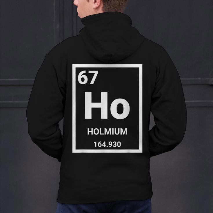 6 7 Meme Science Teacher Chemistry Holmium Men's Hoodie Back Print, Science Teacher Hoodies, gift for family, gift for coworker