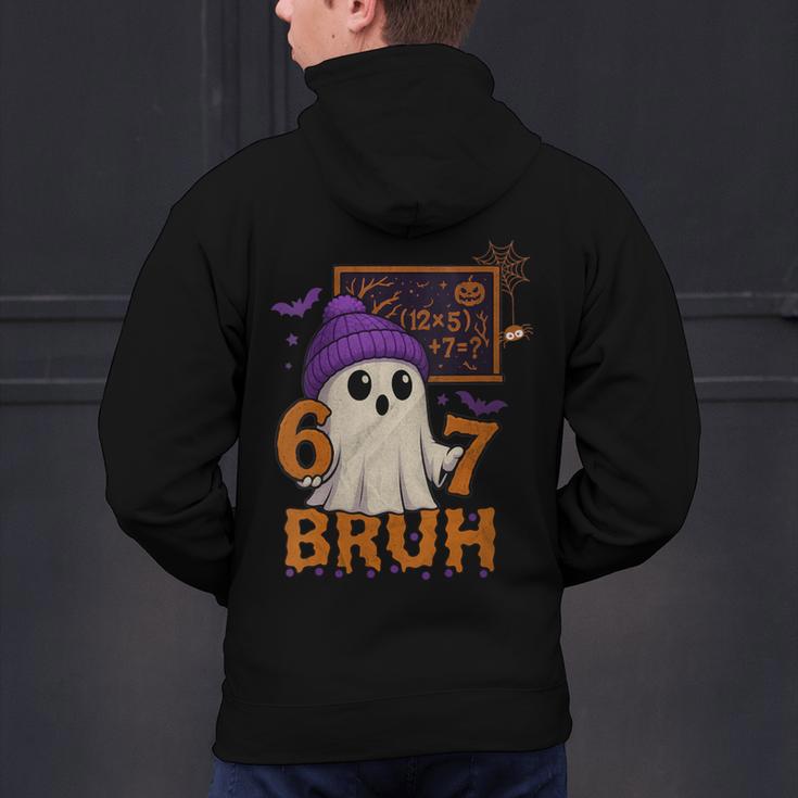 67 Teacher Halloween Ghost Six Seven Meme Math Equation Bruh Men's Hoodie Back Print, gift for family, gift for coworker 67 Teacher Halloween Ghost Six Seven Meme Math Equation Bruh Men's Hoodie Back Print, gift for family, gift for coworker