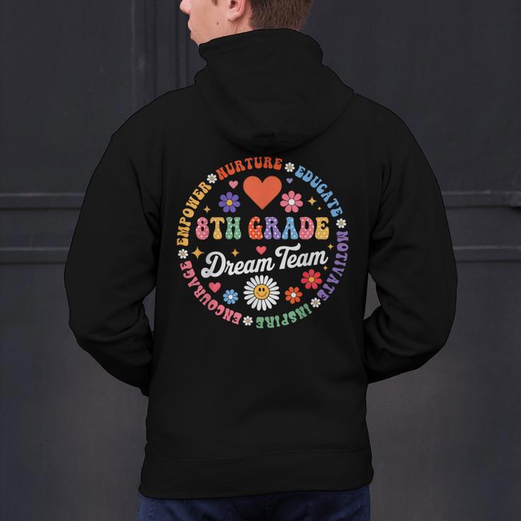 8th Grade Dream Team Eighth Grade Teacher Kid Back To School Men's Hoodie Back Print, gift for family, gift for coworker 8th Grade Dream Team Eighth Grade Teacher Kid Back To School Men's Hoodie Back Print, gift for family, gift for coworker