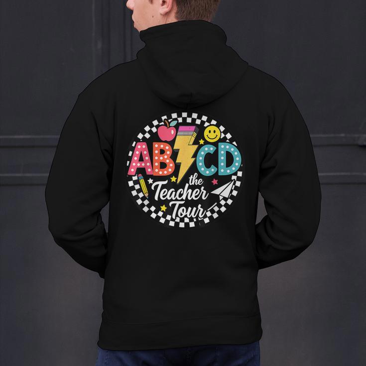 ABCD The Teacher Tour Back To School First Day Of School Men's Hoodie Back Print, gift for family, gift for coworker ABCD The Teacher Tour Back To School First Day Of School Men's Hoodie Back Print, gift for family, gift for coworker