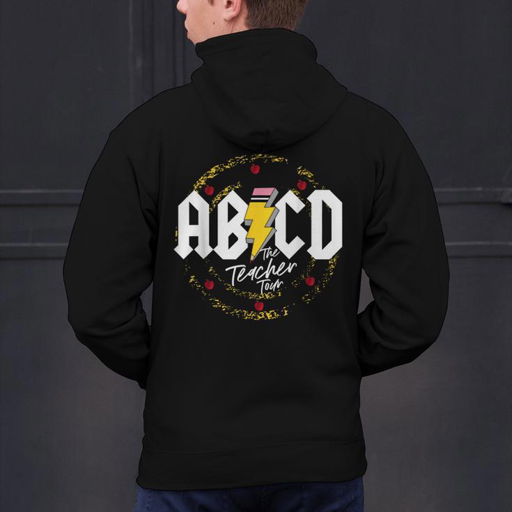 ABCD The Teacher Tour Last Day Of School Rockin' Teacher Men's Hoodie Back Print, gift for family, gift for coworker ABCD The Teacher Tour Last Day Of School Rockin' Teacher Men's Hoodie Back Print, gift for family, gift for coworker