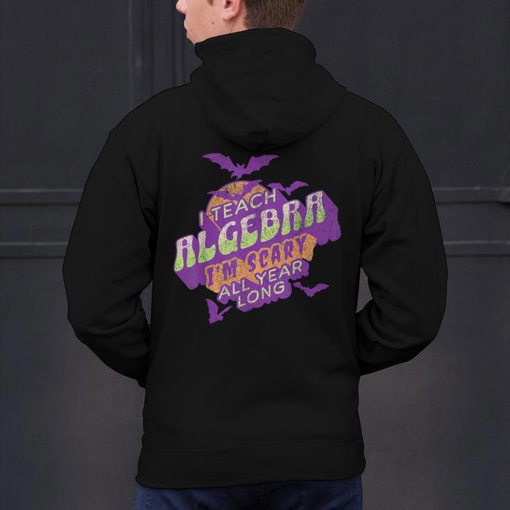 Algebra Teacher Halloween Spooky Ghost Math Mathematics Grad Men's Hoodie Back Print, gift for family, gift for coworker Algebra Teacher Halloween Spooky Ghost Math Mathematics Grad Men's Hoodie Back Print, gift for family, gift for coworker