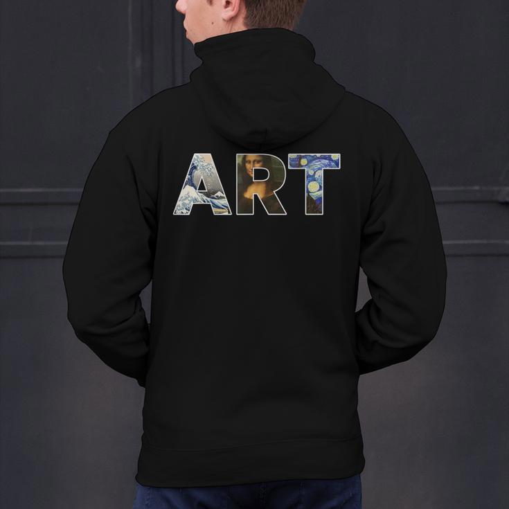 Art Artist Painting Teacher T Shirt Mona Lisa Great Wave For Men Women Men's Hoodie Back Print, gift for family, gift for coworker Art Artist Painting Teacher T Shirt Mona Lisa Great Wave For Men Women Men's Hoodie Back Print, gift for family, gift for coworker