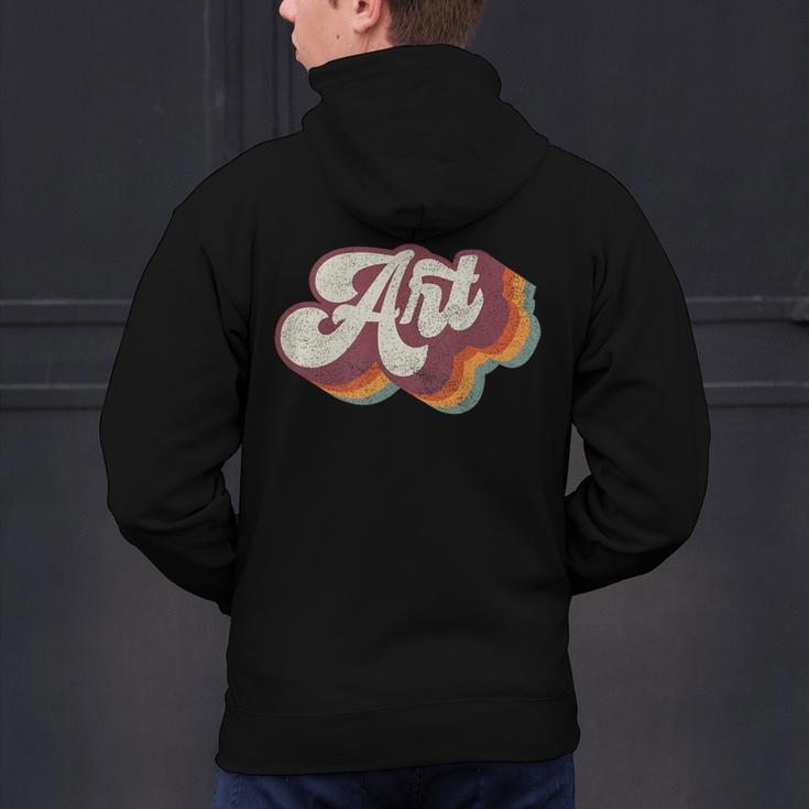 Art Teacher Back To School Men's Hoodie Back Print, gift for family, gift for coworker Art Teacher Back To School Men's Hoodie Back Print, gift for family, gift for coworker
