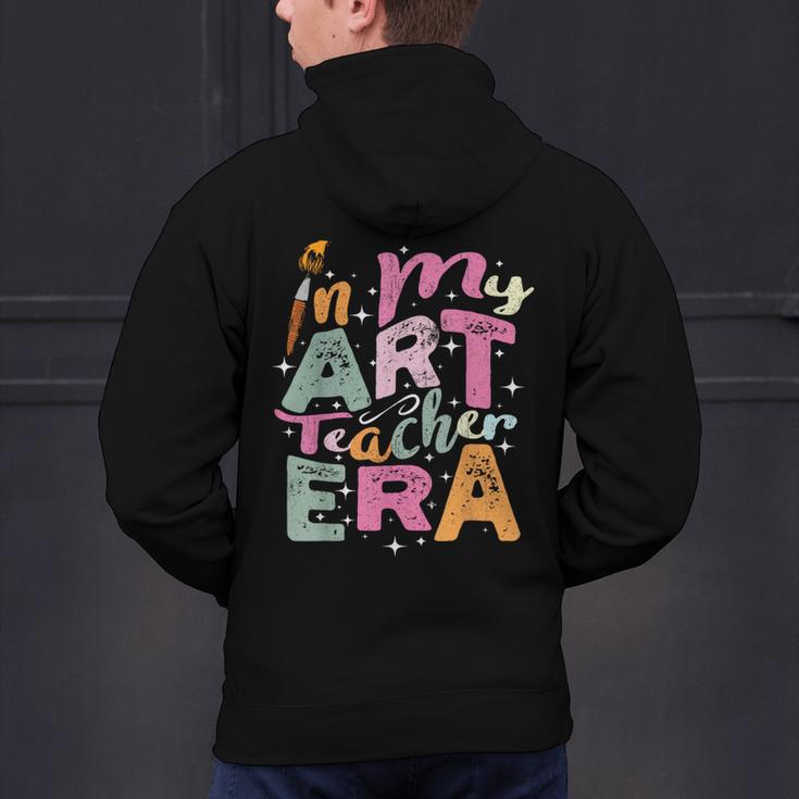 In My Art Teacher Era Teaching Future Artist Back To School Men's Hoodie Back Print, Future Teacher Hoodies, gift for family, gift for coworker