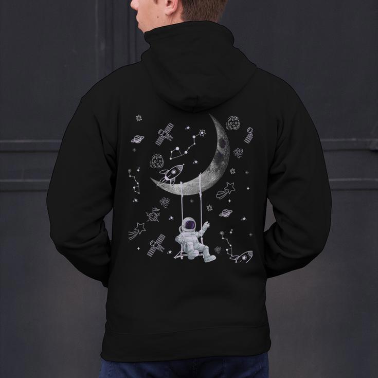 Astronaut Purple Moon Swing NASA Space Science Teacher Men's Hoodie Back Print, Science Teacher Hoodies, gift for family, gift for coworker Astronaut Purple Moon Swing NASA Space Science Teacher Men's Hoodie Back Print, Science Teacher Hoodies, gift for family, gift for coworker