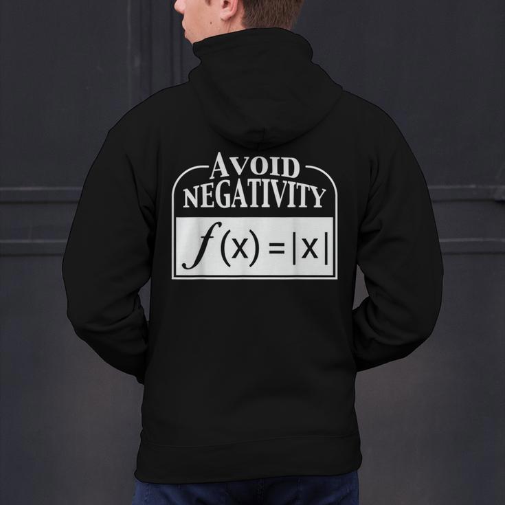 Avoid Negativity Math Teacher Men's Hoodie Back Print, gift for family, gift for coworker Avoid Negativity Math Teacher Men's Hoodie Back Print, gift for family, gift for coworker
