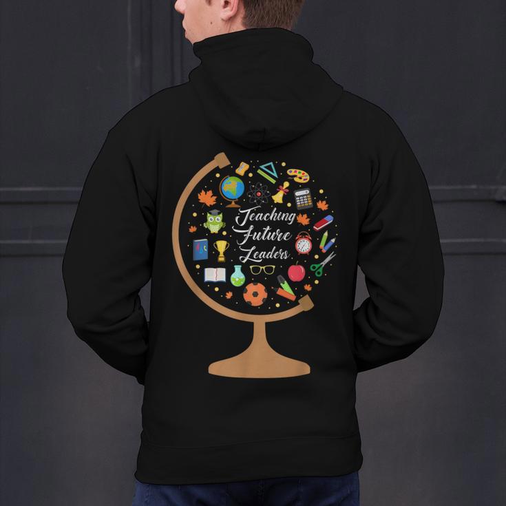 Awesome Teachers T Shirt Teaching Future Leaders Globe For Men Women Men's Hoodie Back Print, gift for family, gift for coworker Awesome Teachers T Shirt Teaching Future Leaders Globe For Men Women Men's Hoodie Back Print, gift for family, gift for coworker