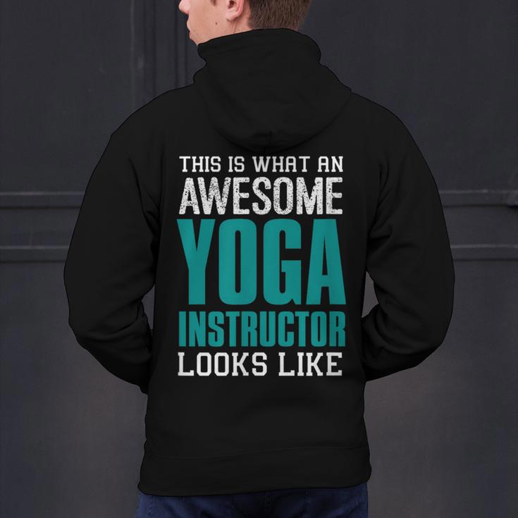 This Is What An Awesome Yoga Instructor Yoga Teacher Men's Hoodie Back Print, gift for family, gift for coworker This Is What An Awesome Yoga Instructor Yoga Teacher Men's Hoodie Back Print, gift for family, gift for coworker
