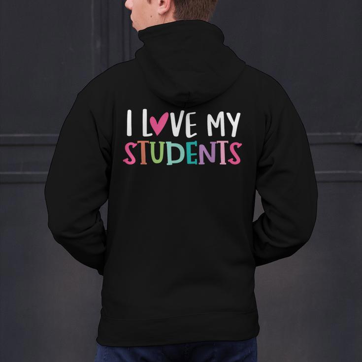 Back To School I Love My Students Teachers Women Boys Girls Men's Hoodie Back Print, gift for family, gift for coworker Back To School I Love My Students Teachers Women Boys Girls Men's Hoodie Back Print, gift for family, gift for coworker