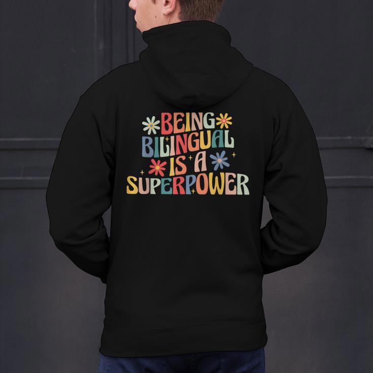 Being Bilingual Is A Superpower Back To School ESL Teacher Men's Hoodie Back Print, Esl Teacher Hoodies, gift for family, gift for coworker Being Bilingual Is A Superpower Back To School ESL Teacher Men's Hoodie Back Print, Esl Teacher Hoodies, gift for family, gift for coworker