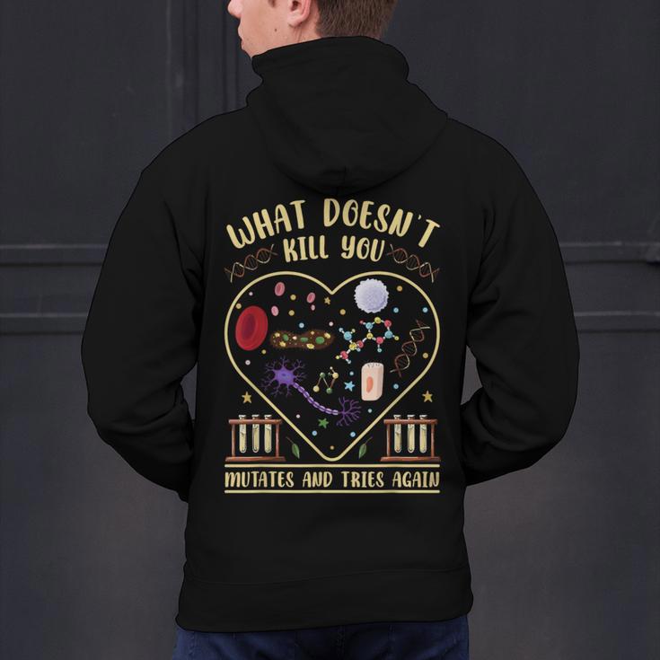 Biology Teacher Men's Hoodie Back Print, gift for family, gift for coworker