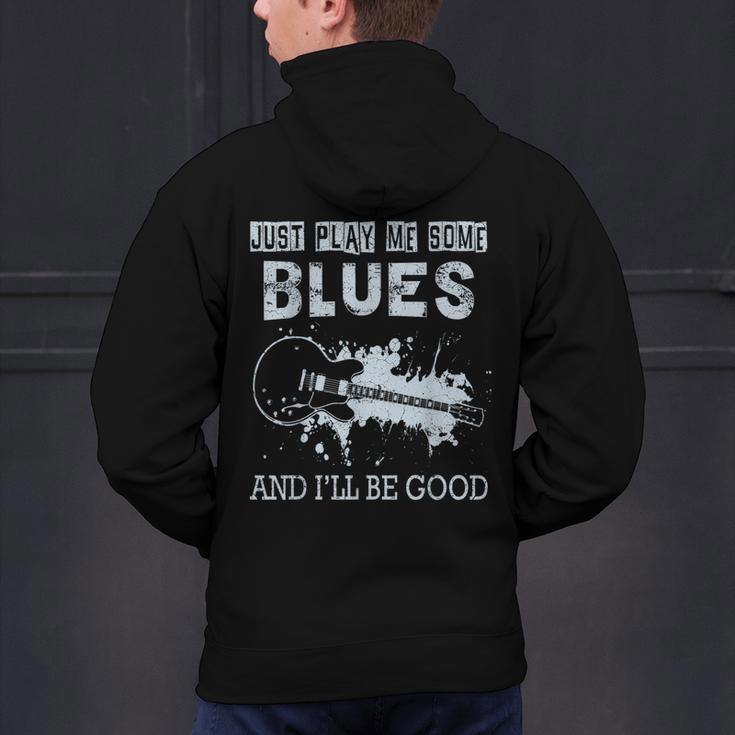 Blues Music Band Lover Vintage Guitar Teacher Blues Men's Hoodie Back Print, gift for family, gift for coworker Blues Music Band Lover Vintage Guitar Teacher Blues Men's Hoodie Back Print, gift for family, gift for coworker