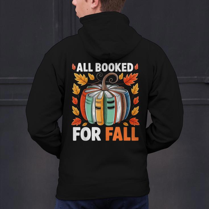 All Booked For Fall Book Pumpkin Autumn Thanksgiving Teacher Men's Hoodie Back Print, gift for family, gift for coworker All Booked For Fall Book Pumpkin Autumn Thanksgiving Teacher Men's Hoodie Back Print, gift for family, gift for coworker