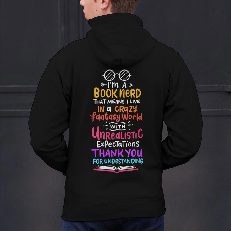 Books Reading English Teacher Student For Men Women Kids Men's Hoodie Back Print, English Teacher Hoodies, gift for family, gift for coworker