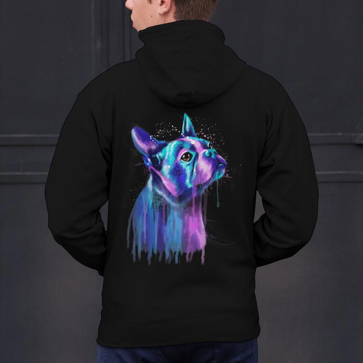 Boston Terrier Dog For a Boston Terrier Mom Men's Hoodie Back Print, Boston Terrier Mom Hoodies, gift for family, gift for coworker