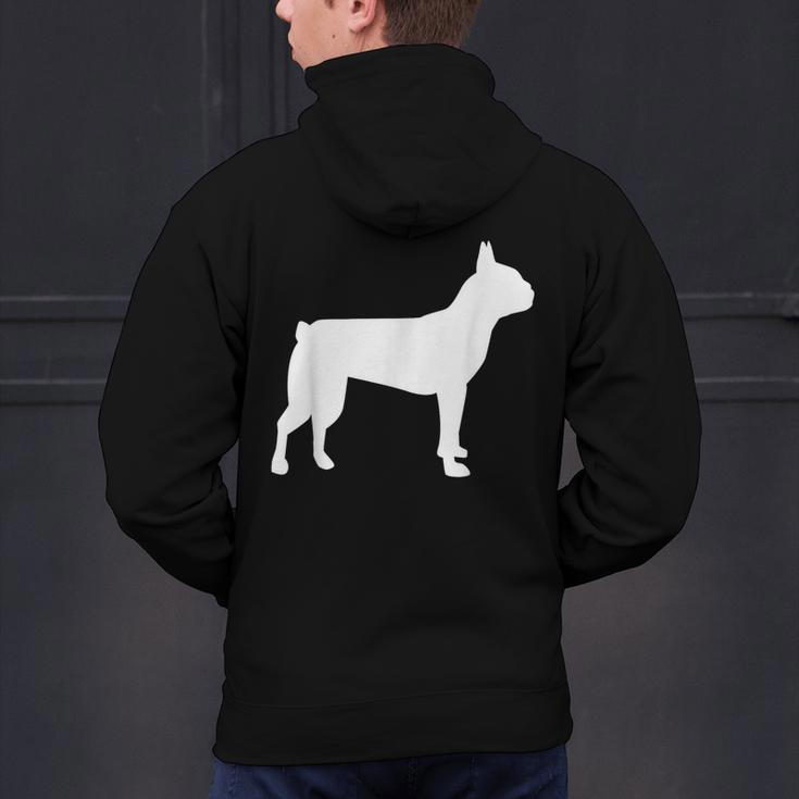 Boston Terrier Men's Hoodie Back Print, gift for family, gift for coworker