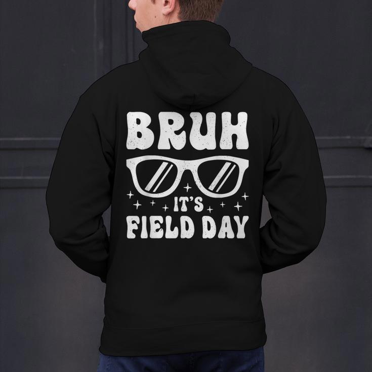 Bruh It's Field Day Teacher Boys Girls Kids Happy Field Day Men's Hoodie Back Print, gift for family, gift for coworker