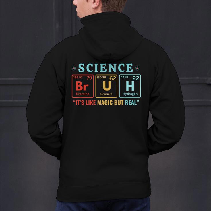 Bruh Science Like Magic But Real Teachers Students Scientist Men's Hoodie Back Print, Science Teacher Hoodies, gift for family, gift for coworker Bruh Science Like Magic But Real Teachers Students Scientist Men's Hoodie Back Print, Science Teacher Hoodies, gift for family, gift for coworker