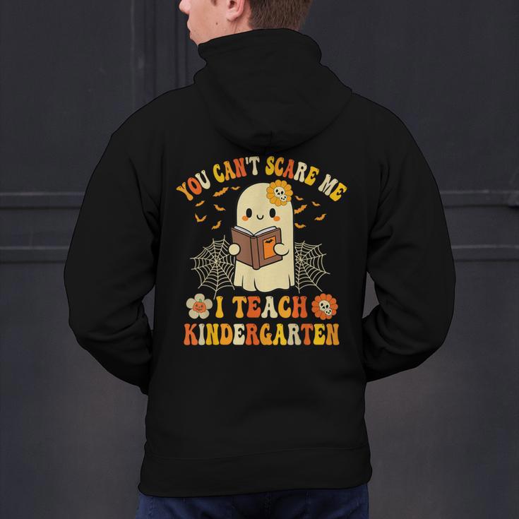 You Can't Scare Me I Teach Kindergarten Halloween Teacher Men's Hoodie Back Print, gift for family, gift for coworker You Can't Scare Me I Teach Kindergarten Halloween Teacher Men's Hoodie Back Print, gift for family, gift for coworker