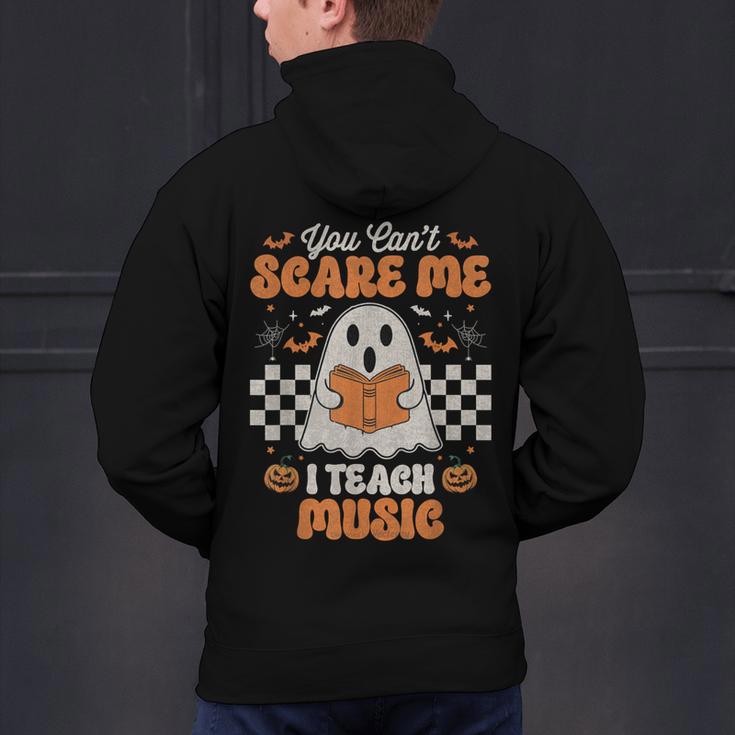 You Can't Scare Me I Teach Music Retro Teacher Halloween Men's Hoodie Back Print, gift for family, gift for coworker You Can't Scare Me I Teach Music Retro Teacher Halloween Men's Hoodie Back Print, gift for family, gift for coworker