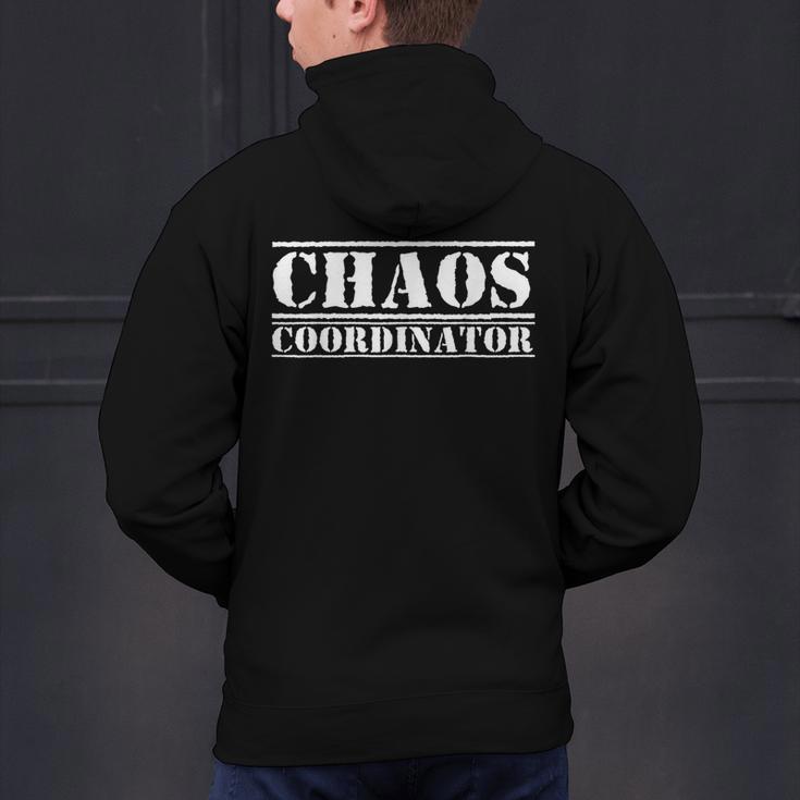 Chaos Coordinator Teacher Mom & Parents Men's Hoodie Back Print, gift for family, gift for coworker Chaos Coordinator Teacher Mom & Parents Men's Hoodie Back Print, gift for family, gift for coworker