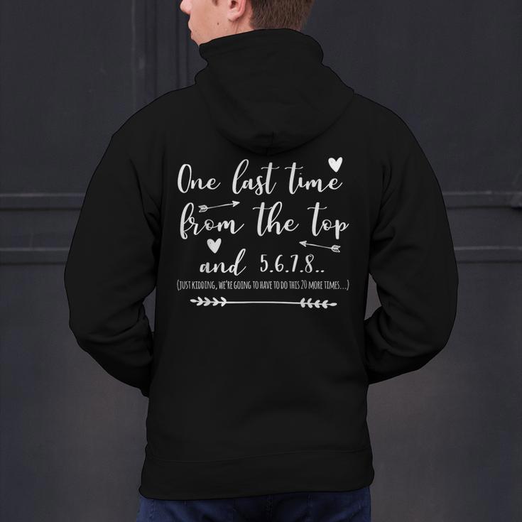 Choreographer Dance Teacher One Last Time From The Top Men's Hoodie Back Print, gift for family, gift for coworker Choreographer Dance Teacher One Last Time From The Top Men's Hoodie Back Print, gift for family, gift for coworker