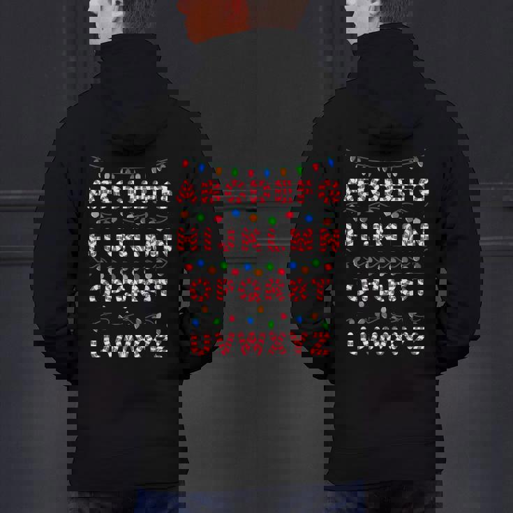 Christmas Alphabet Candy Cane Teachers Students Candy Cane For Men Women Kids Men&#x27;s Hoodie Back Print, gift for family, gift for coworker