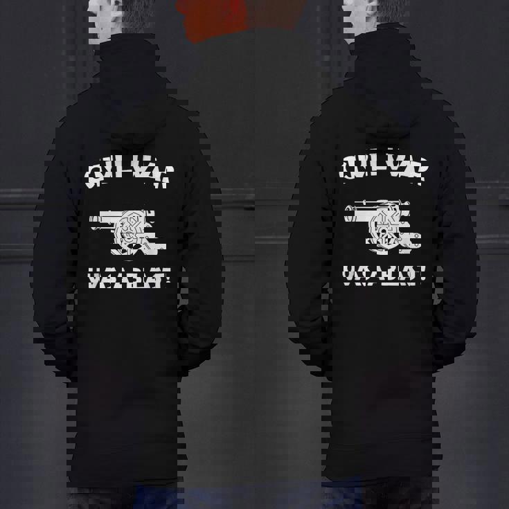 Civil War It Was A Blast History Teacher T-Shirt Men&#x27;s Hoodie Back Print, History Teacher Hoodies, gift for family, gift for coworker