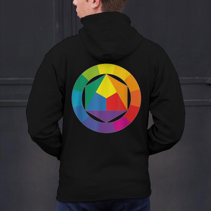Color Wheel Palette Shirt Artist Painter Art Teacher Tshirt Men's Hoodie Back Print, gift for family, gift for coworker Color Wheel Palette Shirt Artist Painter Art Teacher Tshirt Men's Hoodie Back Print, gift for family, gift for coworker