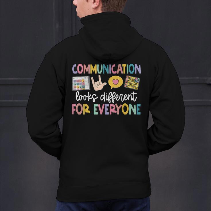 Communication Looks Different Tee Shirt Kids -Adults Teacher Animal Print Small Short Sleeve Classic Fit Crew Neck Polyester 100 Men's Hoodie Back Print, gift for family, gift for coworker Communication Looks Different Tee Shirt Kids -Adults Teacher Animal Print Small Short Sleeve Classic Fit Crew Neck Polyester 100 Men's Hoodie Back Print, gift for family, gift for coworker