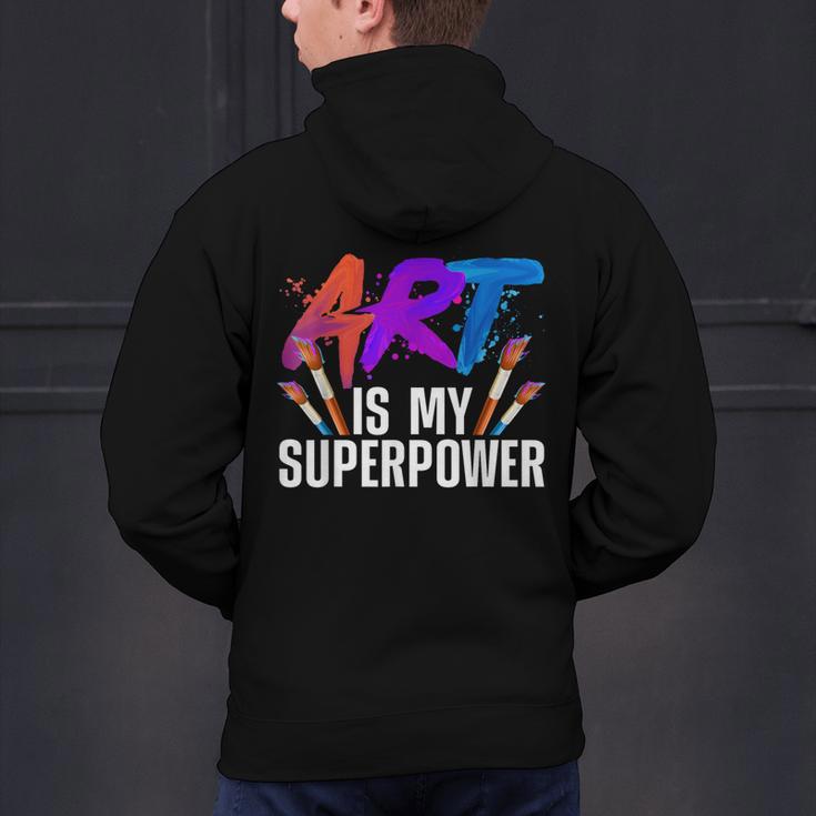 Cool Art For Men Women Art Teacher Artist Painter Superpower Men's Hoodie Back Print, gift for family, gift for coworker Cool Art For Men Women Art Teacher Artist Painter Superpower Men's Hoodie Back Print, gift for family, gift for coworker