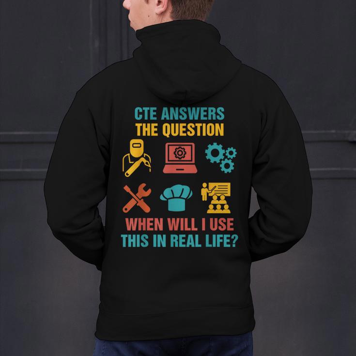 CTE Teacher CTE Crew When Will I Use This In Real Life Men's Hoodie Back Print, gift for family, gift for coworker CTE Teacher CTE Crew When Will I Use This In Real Life Men's Hoodie Back Print, gift for family, gift for coworker