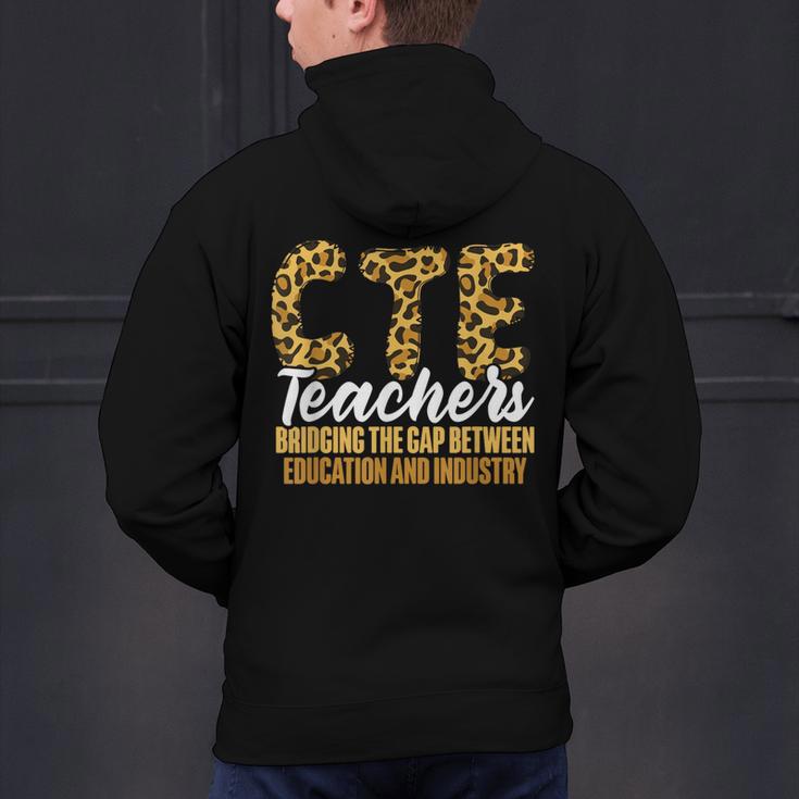 CTE Teacher Middle School High School Teach Career Men Women Men's Hoodie Back Print, gift for family, gift for coworker