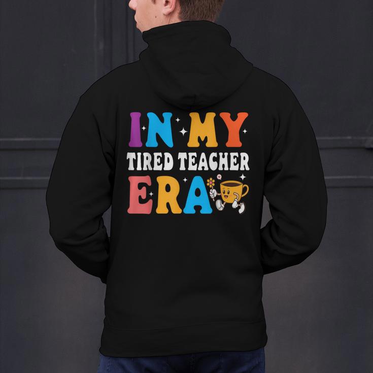 Cute Coffee Glass Face Happy Day In My Tired Teacher ERA For Men Women Men's Hoodie Back Print, gift for family, gift for coworker Cute Coffee Glass Face Happy Day In My Tired Teacher ERA For Men Women Men's Hoodie Back Print, gift for family, gift for coworker