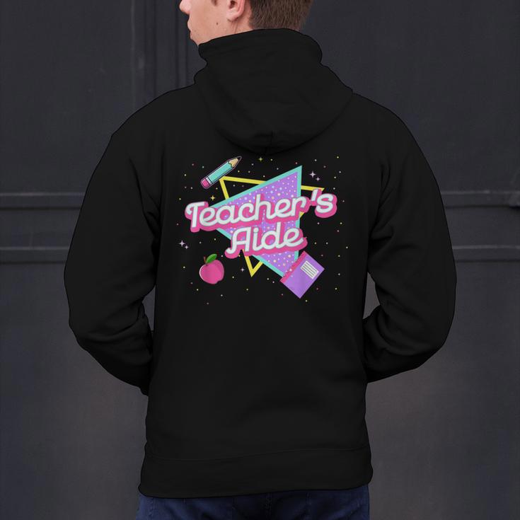 Cute Teacher's Aide Shirt 80's 90's Back To School For Men Women Men's Hoodie Back Print, gift for family, gift for coworker Cute Teacher's Aide Shirt 80's 90's Back To School For Men Women Men's Hoodie Back Print, gift for family, gift for coworker