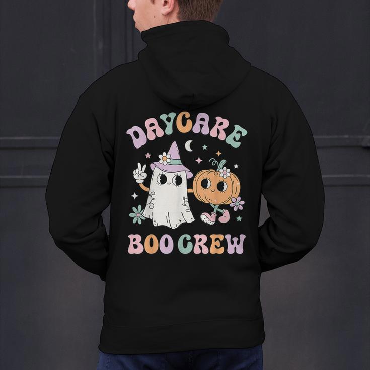 Daycare Boo Crew Groovy Halloween Floral Ghost Kid Teacher Men's Hoodie Back Print, Groovy Teacher Hoodies, gift for family, gift for coworker Daycare Boo Crew Groovy Halloween Floral Ghost Kid Teacher Men's Hoodie Back Print, Groovy Teacher Hoodies, gift for family, gift for coworker