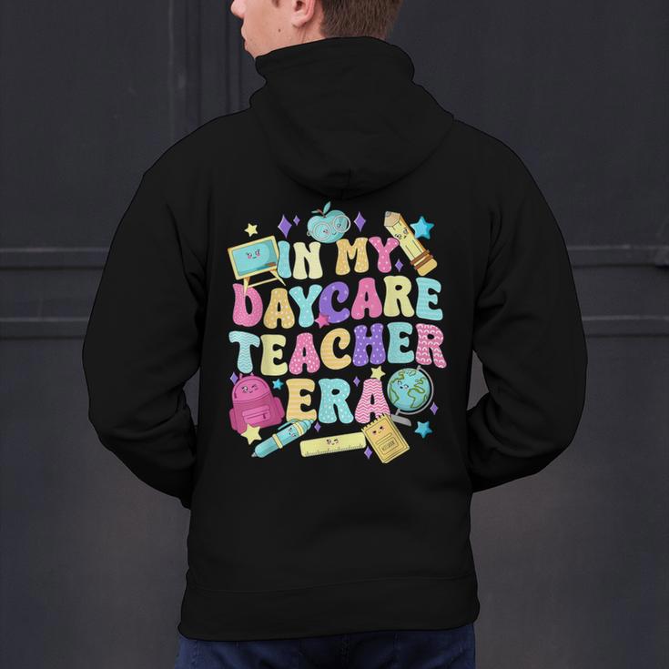 In My Daycare Teacher Era Daycare Provider Kids Men's Hoodie Back Print, gift for family, gift for coworker In My Daycare Teacher Era Daycare Provider Kids Men's Hoodie Back Print, gift for family, gift for coworker