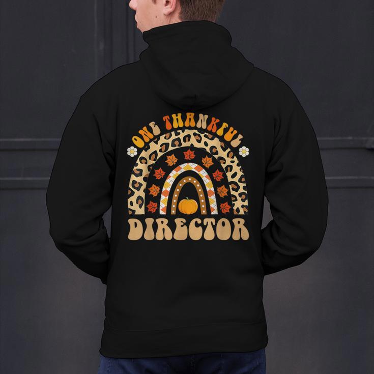 Director One Thankful Fall Teacher Women Life Men's Hoodie Back Print, gift for family, gift for coworker
