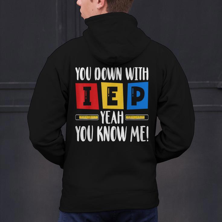 You Down With IEP Yeah You Know Me SPED Teacher Men's Hoodie Back Print, gift for family, gift for coworker You Down With IEP Yeah You Know Me SPED Teacher Men's Hoodie Back Print, gift for family, gift for coworker