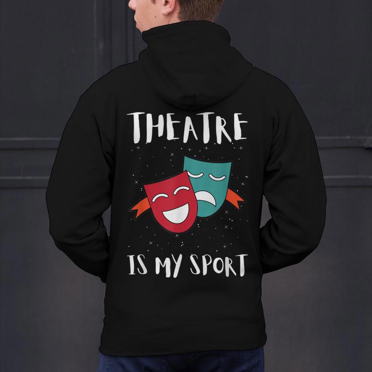 Drama Teacher For Theatre And Performing Arts Men's Hoodie Back Print, gift for family, gift for coworker