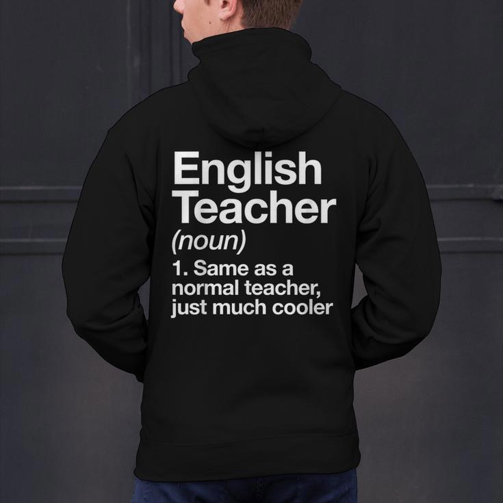 English Teacher Definition Back To School First Day Men's Hoodie Back Print, English Teacher Hoodies, gift for family, gift for coworker English Teacher Definition Back To School First Day Men's Hoodie Back Print, English Teacher Hoodies, gift for family, gift for coworker