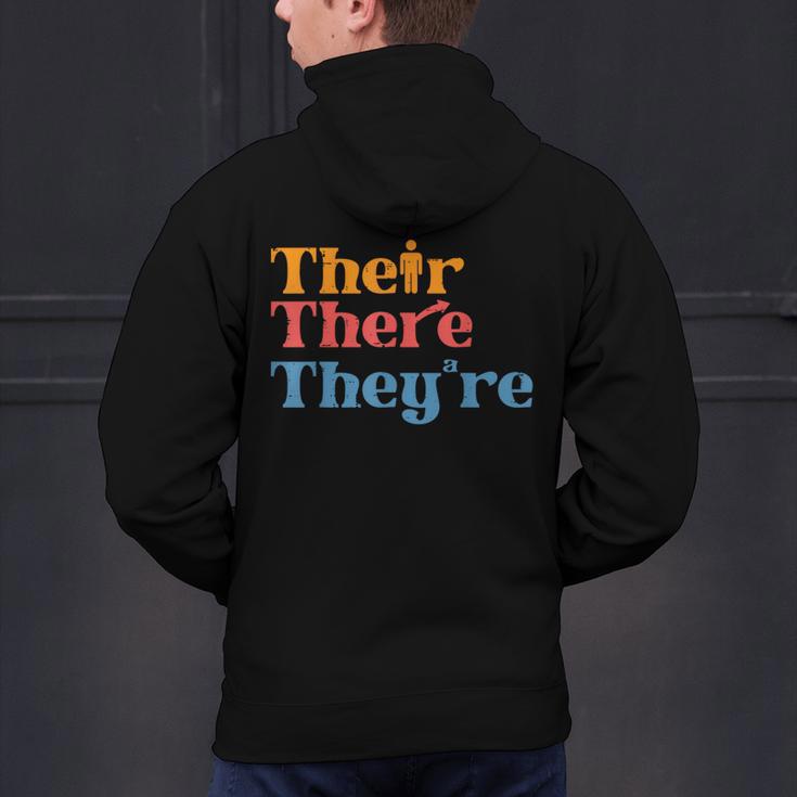 English Teacher Their There Theyre Grammar Men Women Men's Hoodie Back Print, English Teacher Hoodies, gift for family, gift for coworker English Teacher Their There Theyre Grammar Men Women Men's Hoodie Back Print, English Teacher Hoodies, gift for family, gift for coworker