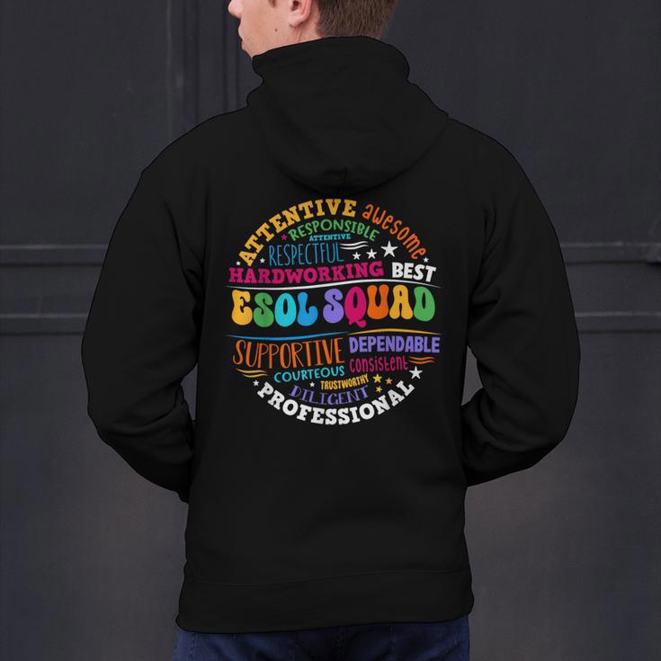 ESOL Squad Teachers And Students Team Back To School Men's Hoodie Back Print, gift for family, gift for coworker ESOL Squad Teachers And Students Team Back To School Men's Hoodie Back Print, gift for family, gift for coworker