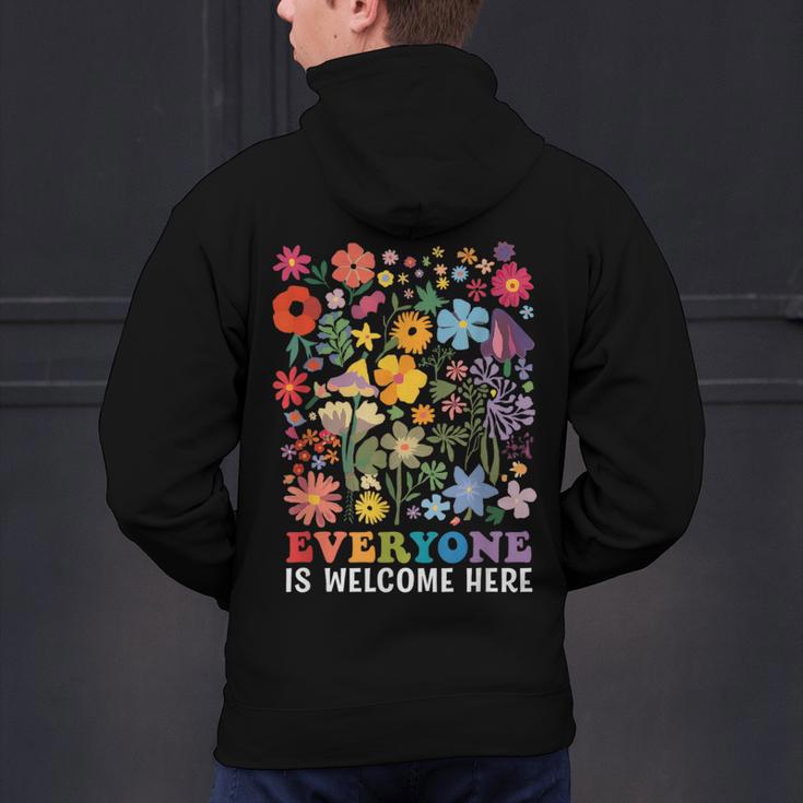 Everyone Is Welcome Here Tshirt Idaho Teacher Support Retro Men's Hoodie Back Print, gift for family, gift for coworker Everyone Is Welcome Here Tshirt Idaho Teacher Support Retro Men's Hoodie Back Print, gift for family, gift for coworker