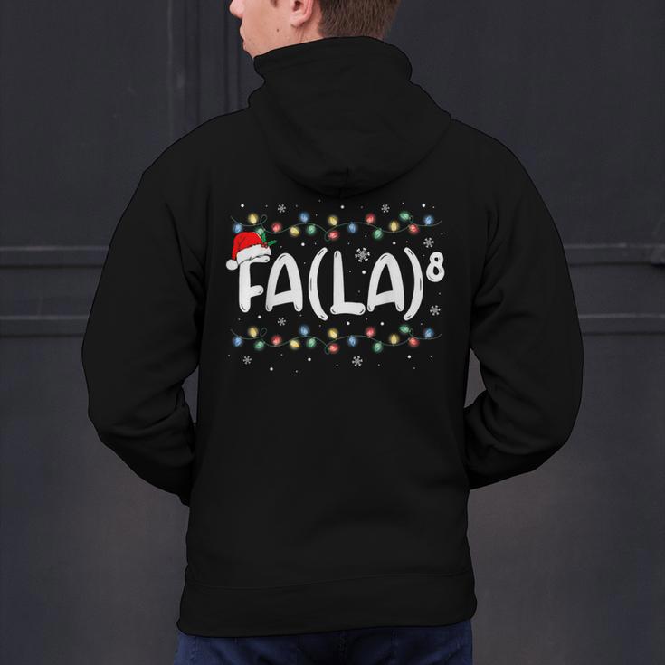 FA LA8 Christmas Santa Fa La Math Teacher Men Women Men's Hoodie Back Print, gift for family, gift for coworker FA LA8 Christmas Santa Fa La Math Teacher Men Women Men's Hoodie Back Print, gift for family, gift for coworker