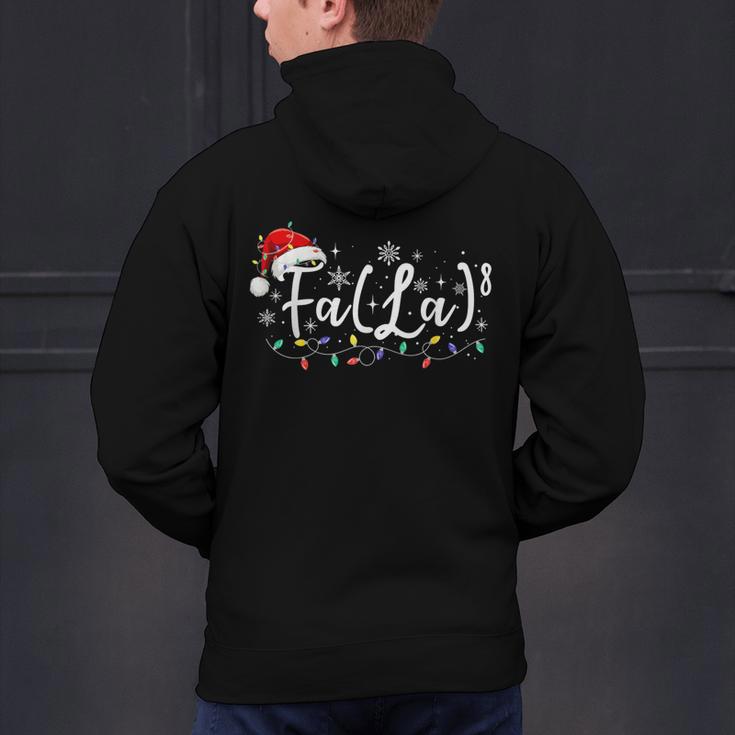 FA LA8 Christmas Santa Fa La Math Teacher Student Men's Hoodie Back Print, gift for family, gift for coworker FA LA8 Christmas Santa Fa La Math Teacher Student Men's Hoodie Back Print, gift for family, gift for coworker